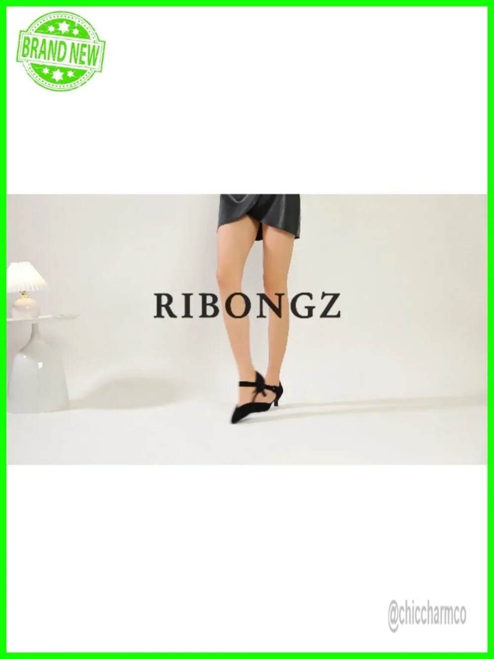 Kitten Heels Pointed Toe Ankle Strap Buckle Slip On Low Heel Dress Pumps